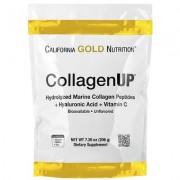 California Gold Nutrition, CollagenUP®, пептиди гідролізованого морського колагену з гіалуроновою кислотою та вітаміном C, без добавок, 206 г (7,26 унції)