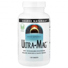 Source Naturals, Ultra-Mag, комплекс із магнієм, 120 таблеток