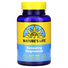 Nature's Life, відновлювальний магній, 500 мг, 100 капсул VegCap