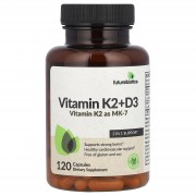 Futurebiotics, Вітамін  D3- 5000 МО із вітаміном K2 у формі МК-7, 120 капсул