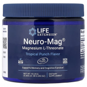 Life Extension, Neuro-Mag®, L-треонат магнію, тропічний пунш, 93,35 г