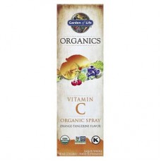 Garden of Life, Organics, органічний спрей із вітаміном C, апельсин і мандарин, 58 мл (2 рідк. унції)