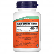 NOW Foods, цитрат калію, 99 мг, 180 рослинних капсул