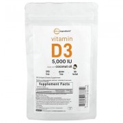 Micro Ingredients, Вітамін D3, 5000 МО, 500 капсул