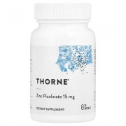 Thorne, піколінат цинку, 15 мг, 60 капсул