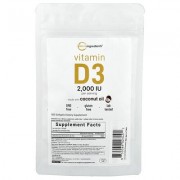 Micro Ingredients, вітамін D3, 2000 МО, 500 капсул